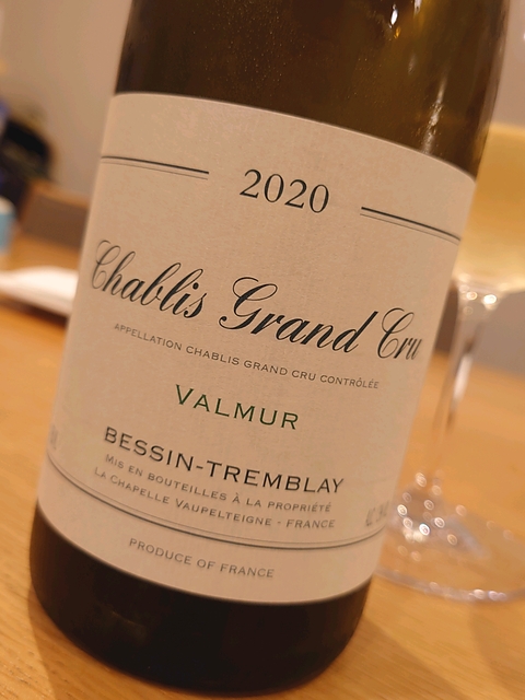 Bessin Tremblay Chablis Grand Cru Valmer