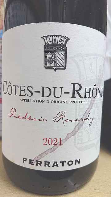 Ferraton Côtes du Rhône Frédéric Reverdy Rouge
