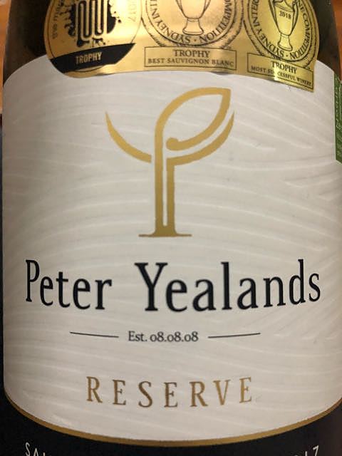 Peter Yealands Reserve Sauvignon Blanc(ピーター・イーランズ レゼルヴ ソーヴィニヨン・ブラン)