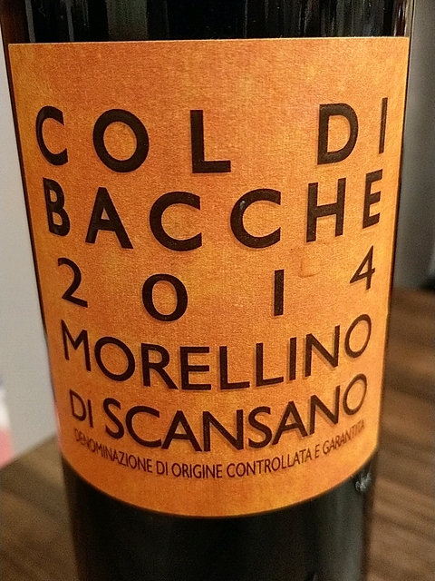 Col di Bacche Morellino di Scansano(コル・ディ・バッチ モレッリーノ・ディ・スカンサーノ)