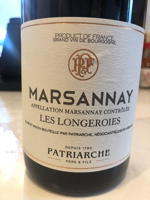 Patriarche Marsannay Les Longeroies(パトリアッシュ マルサネ レ・ロンジュロワ)