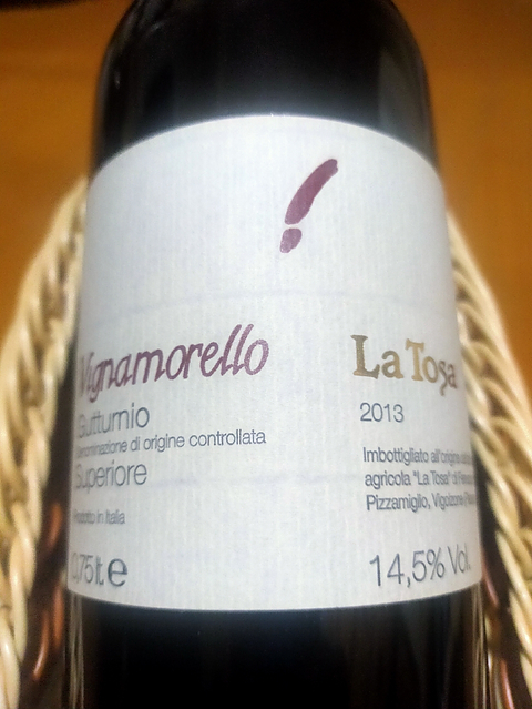 La Tosa Vignamorello Gutturnio Superiore(ラ・トーサ ヴィニャモレッロ)