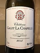 Ch. Galot La Chapelle