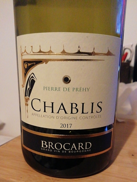 Brocard Pierre de Préhy Chablis(ブロカール ピエール・ド・プレイー シャブリ)