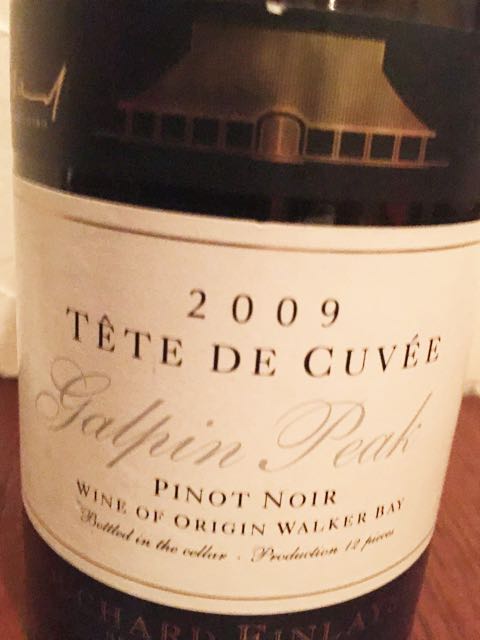 ブシャール フィンレーソン テート ド キュヴェ ピノ ノワール Bouchard Finlayson Galpin Peak Pinot Noir Tête de | Vinica