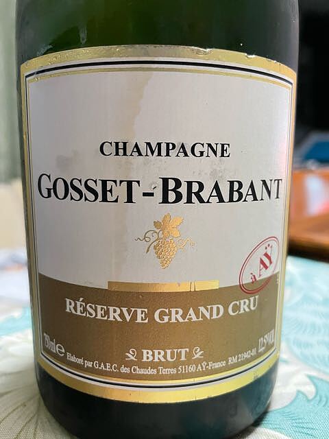 Gosset Brabant Réserve Grand Cru Brut(ゴセ・ブラバン リゼルヴ グラン・クリュ ブリュット)