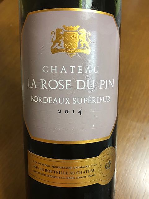 Ch. La Rose du Pin Bordeaux Supérieur(シャトー・ラ・ローズ・デュ・パン ボルドー・シュペリュール)