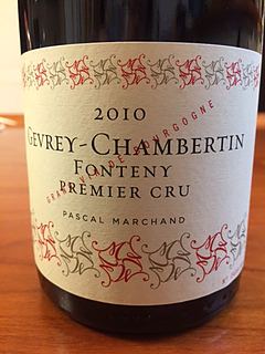 Pascal Marchand Gevrey Chambertin Fonteny 1er Cru(パスカル・マルシャン ジュヴレ・シャンベルタン フォントニー プルミエ・クリュ)