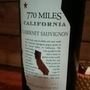 770 Miles California Cabernet Sauvignon(2012)