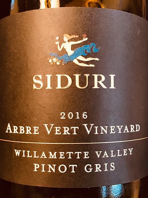 Siduri Arbre Vert Vineyard Pinot Noir(シドゥーリ アルブル・ヴェール・ヴィンヤード ピノ・ノワール)