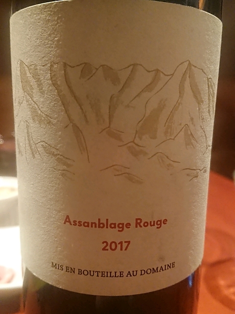 胎内高原ワイン Assemblage Rouge 2017(アッサンブラージュ ルージュ)