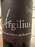 Argilius Castillon Côtes de Bordeaux(2012)