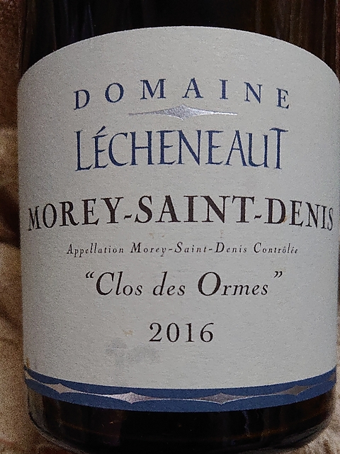 Dom. Lécheneaut Morey Saint Denis Clos des Ormes(ドメーヌ・レシュノー モレ・サン・ドニ クロ・デ・ゾルム)