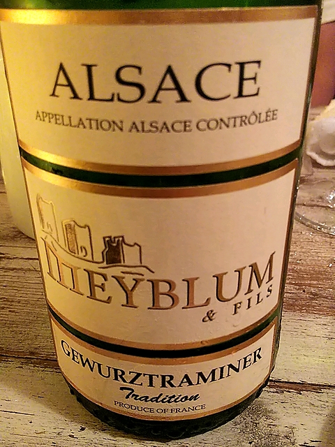 Meyblum & Fils Gewürztraminer Tradition(メイブルム・エ・フィス ゲヴュルツトラミネル トラディション)