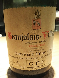 Grivelet Père & Fils Beaujolais Villages Sélection