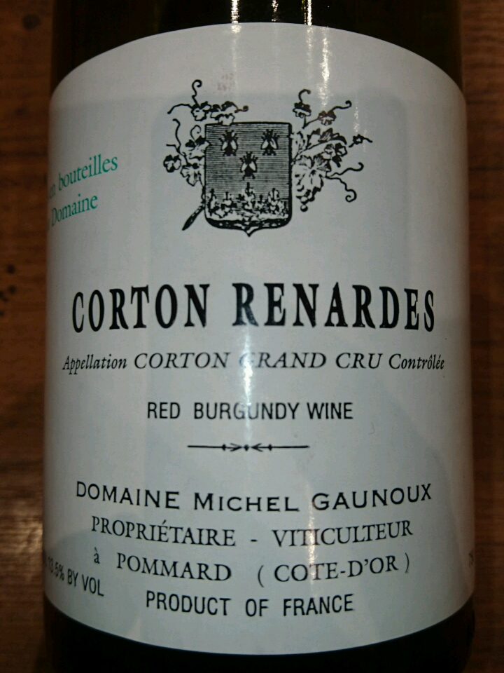ワイン CORTON RENARDES MICHEL GAUNOUX 1993 1993 Domaine Michel Gaunoux Corton-Renardes - CellarTracker