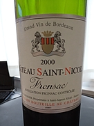 Ch. Saint Nicolas Fronsac