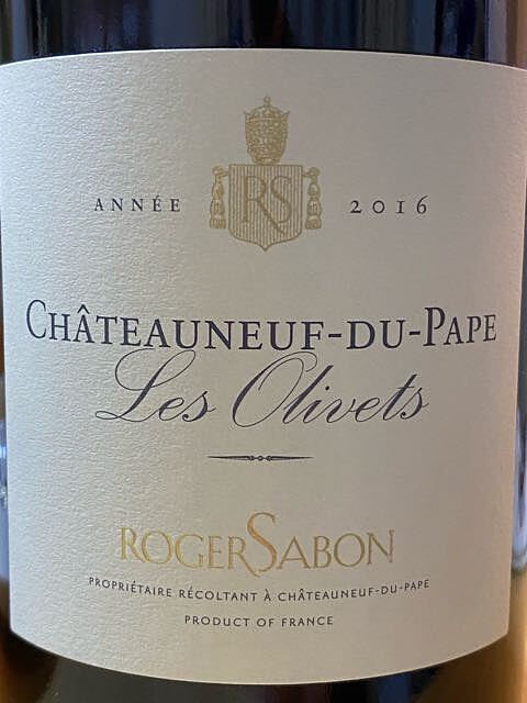 Roger Sabon Châteauneuf du Pape Les Olivets