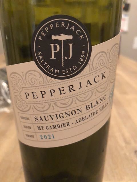 Pepperjack Sauvignon Blanc Mt Gambier Adelade Hills(ペッパージャック ソーヴィニヨン・ブラン)