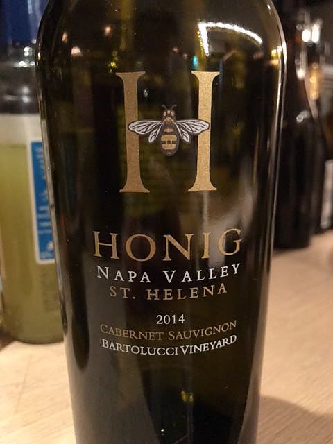 Honig Bartolucci Vineyard Cabernet Sauvignon(ホーニッグ バルトルッチ・ヴィンヤード カベルネ・ソーヴィニヨン)