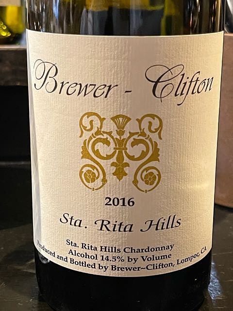 Brewer Clifton Sta. Rita Hills Chardonnay