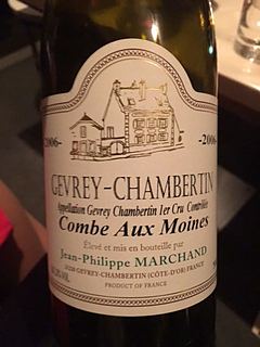 Jean Philippe Marchand Gevrey Chambertin 1er Cru Combe Aux Moines