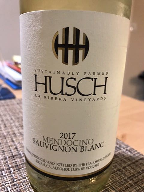 Husch Sauvignon Blanc(ハッシュ ソーヴィニヨン・ブラン)