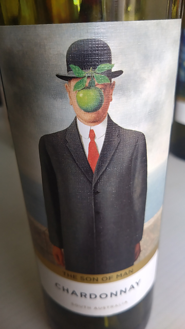 Art of Wine René Magritte The Son of Man Chardonnay