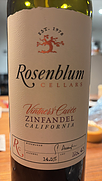 ローゼンブルム・セラーズ ジンファンデル ヴィントナーズ・キュヴェ