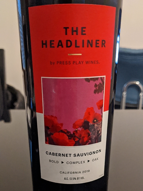 The Headliner by Press Play Wines Cabernet Sauvignon(ザ・ヘッドライナー カベルネ・ソーヴィニヨン)