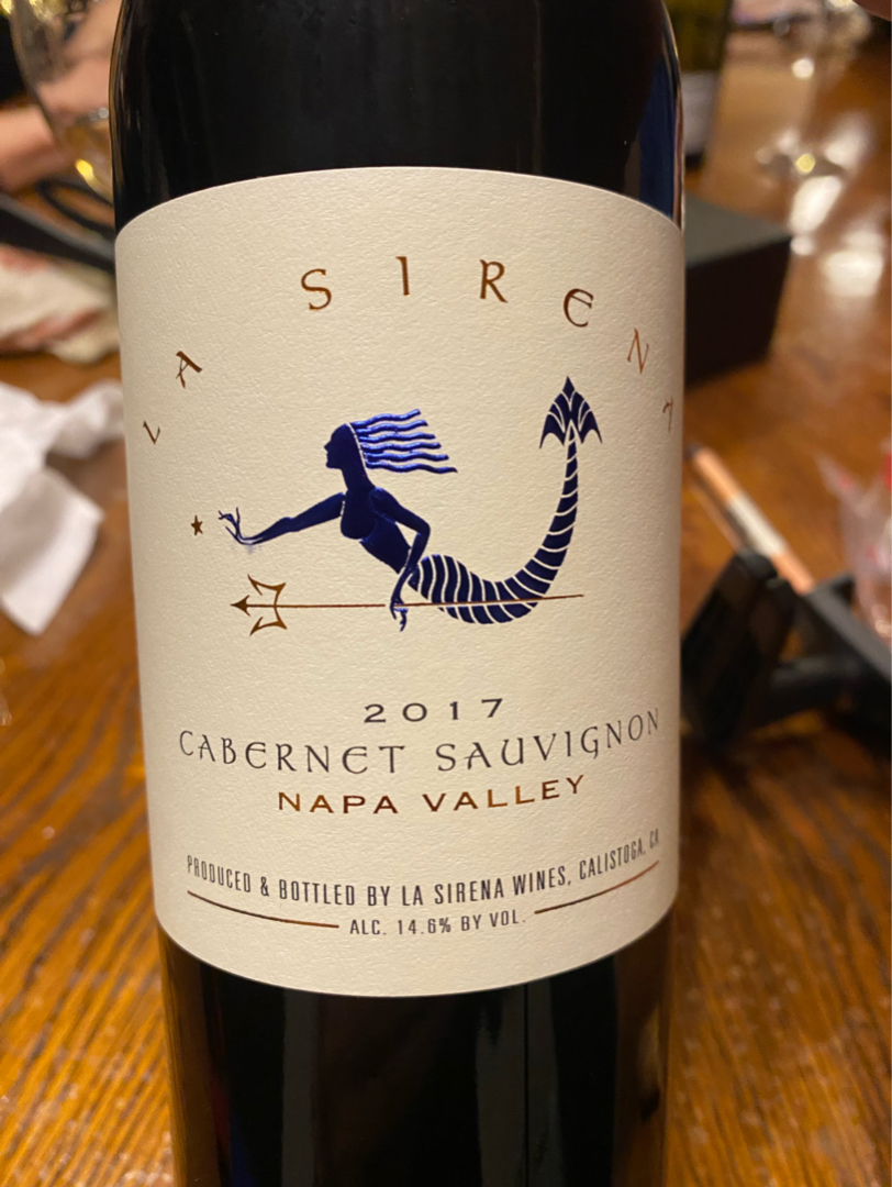ワイン LA SIRENA CABERNET SAUVIGNON 2000 La Sirena Cabernet Sauvignon Napa Valley(ラ・シレーナ