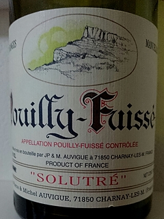 Vins Auvigue Pouilly Fuissé Solutré