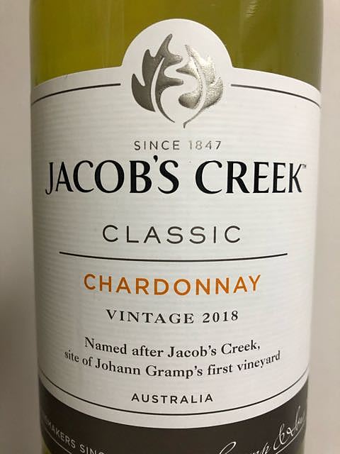 Jacob's Creek Classic Chardonnay(ジェイコブス・クリーク クラシック シャルドネ)