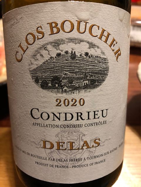 Delas Condrieu Clos Boucher(ドゥラス コンドリュー クロ・ブーシェ)