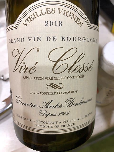 Dom. André Bonhomme Viré Clessé Vieilles Vignes