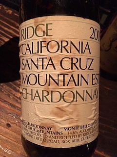 Ridge Santa Cruz Mountains Estate Chardonnay 2005