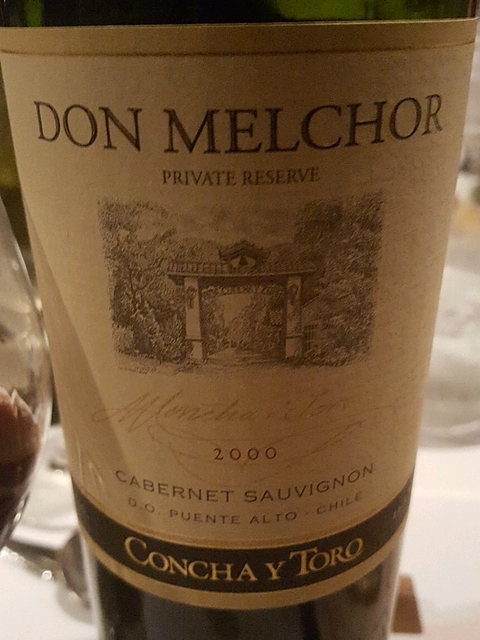 Concha y Toro Don Melchor 2000