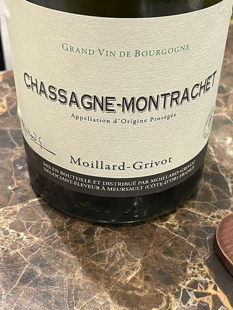 Moillard Grivot Chassagne Montrachet Blanc(モワラール・グリヴォ シャサーニュ・モンラッシェ)