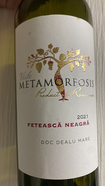 Viile Metamorfosis Fetească Neagră(ヴィイレ・メタモルフォシス フェテアスカ・ネアグラ)