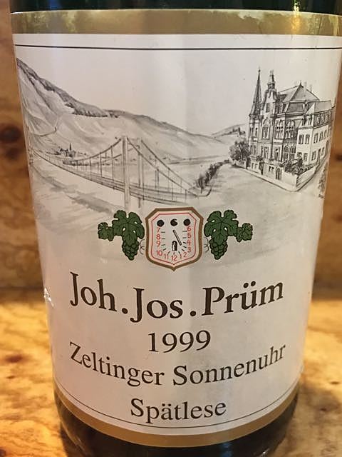 Joh. Jos. Prüm Zeltinger Sonnenuhr Spätlese(ヨハン・ヨゼフ・プリュム ツェルティンガー・ゾンネンウーア シュペトレーゼ)