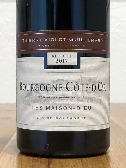 Thierry Violot Guillemard Bourgogne Côte d'Or Les Maison Dieu(ティエリ・ヴィオロ・ギュイマール ブルゴーニュ コート・ドール レ・メゾン・デュー)