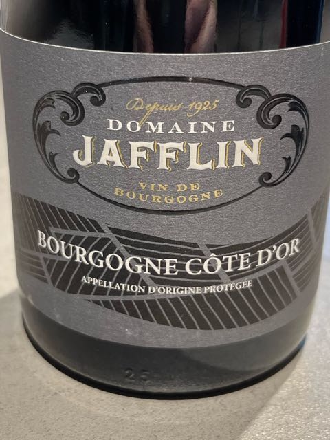 Dom. Jafflin Bourgogne Côte d'Or Pinot | Vinica 無料のワイン
