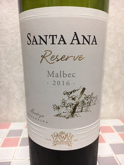 Santa Ana Reserve Malbec(サンタ・アナ レゼルヴ マルベック)