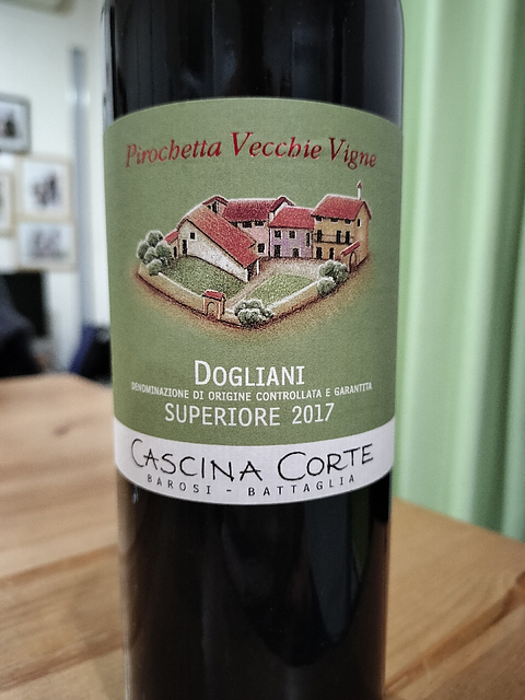 Cascina Corte Dolcetto di Dogliani Superiore Pirochetta Vecchie Vigne(カスチーナ・コルテ ドルチェット・ディ・ドリアーニ スペリオーレ ピロケッタ・ヴェッキエ・ヴィーニェ)