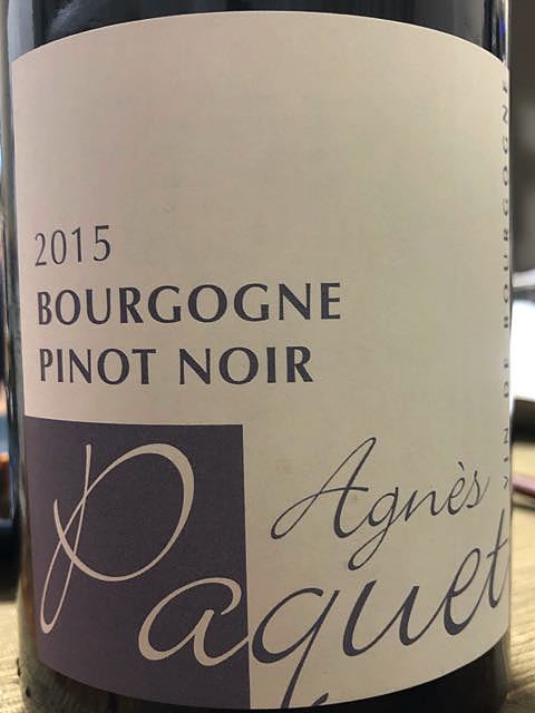 Agnès Paquet Bourgogne Pinot Noir