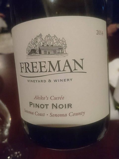 Freeman Akiko's Cuvée Pinot Noir 2014