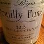 Dom. Régis Minet Pouilly Fumé Vieilles Vignes(2013)