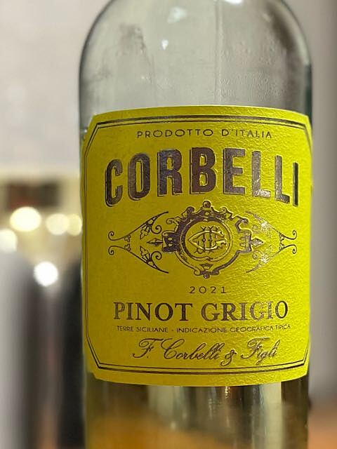 Corbelli Pinot Grigio(コルベッリ ピノ・グリージョ)