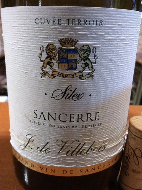 J. de Villebois Sancerre Silex(ヨースト・ド・ヴィルボワ サンセール シレックス)