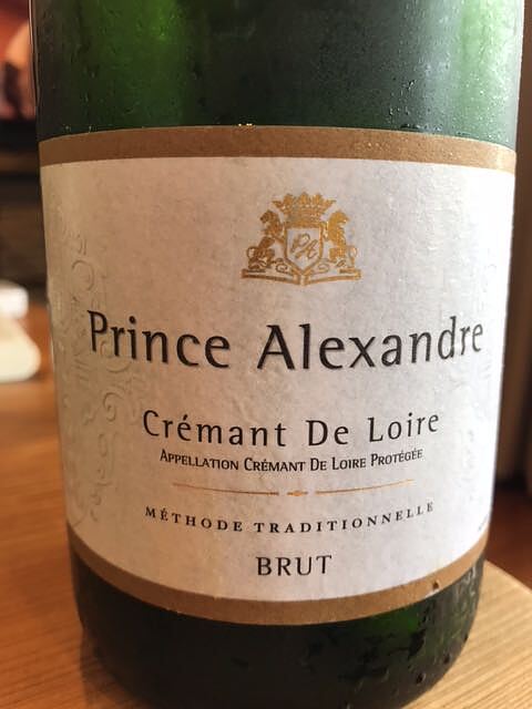 Prince Alexandre Crémant de Loire Brut(プリンス・アレクサンドル クレマン・ド・ロワール ブリュット)